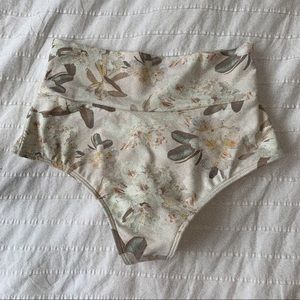 Montce Ete Floral High Rise Bikini Bottom